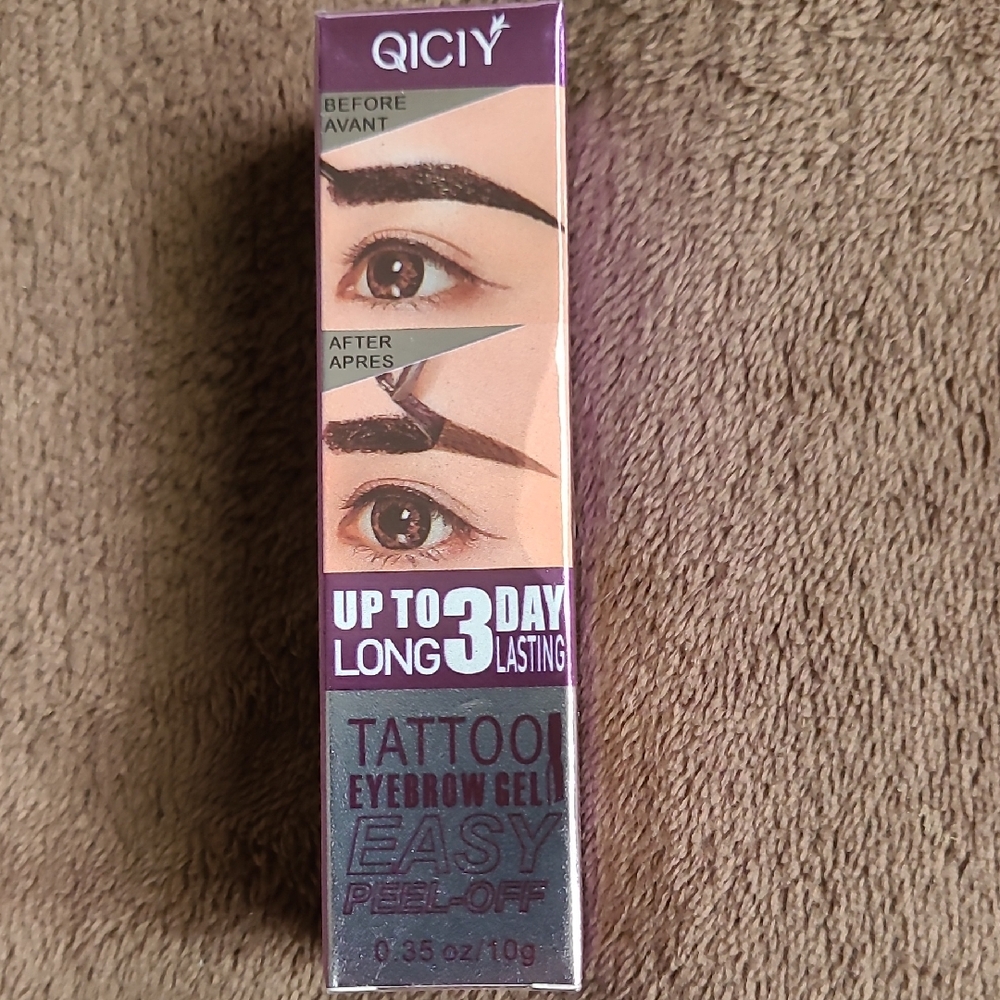 Long-Lasting Tattoo Eyebrow Gel - Black